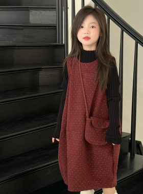 乔伊思韩童装女童连衣裙冬装