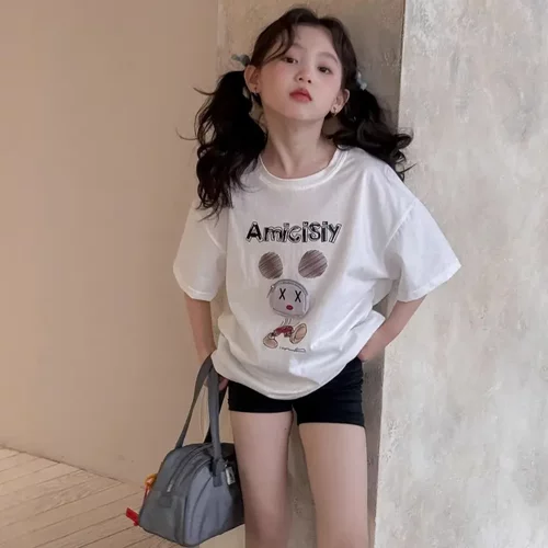 乔伊思童装女童短袖套装夏款