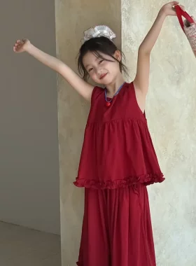 乔伊思童装女童套装夏季