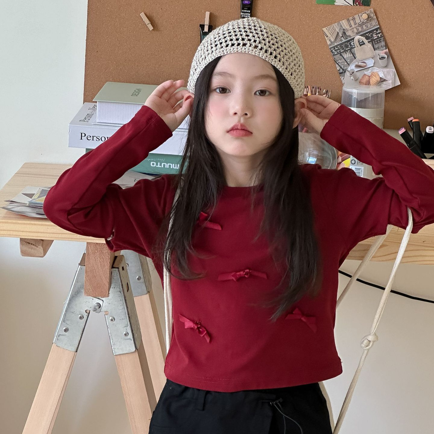 乔伊思韩童装女童长袖T恤秋季