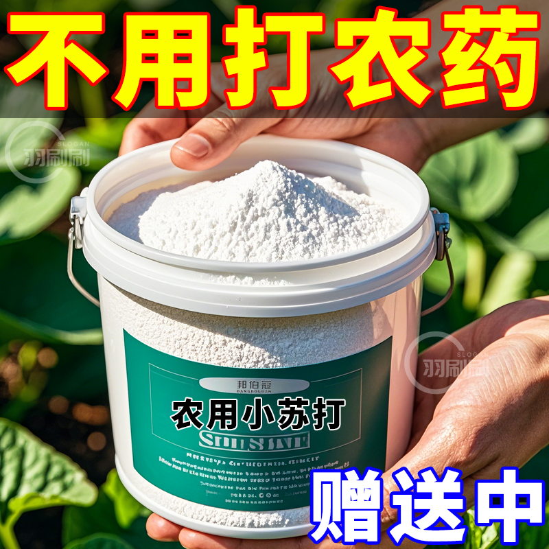 碳酸氢钙农用小苏打农作物花卉绿植蔬菜果树果蔬病虫害防治病害