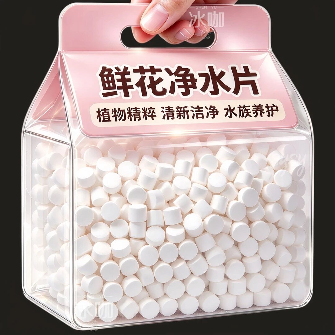 鲜花净水片水培植物消毒片水养花卉保鲜剂净化水质花期延长保鲜剂