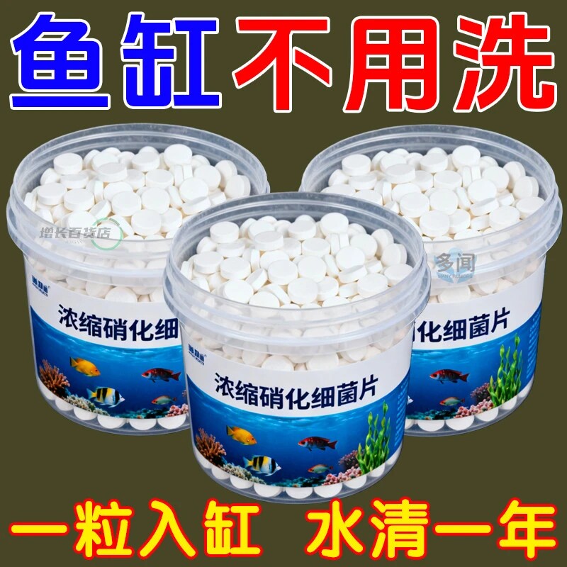 硝化细菌鱼缸专用净水剂养鱼净化水质稳定剂消化细菌鱼用分解鱼粪