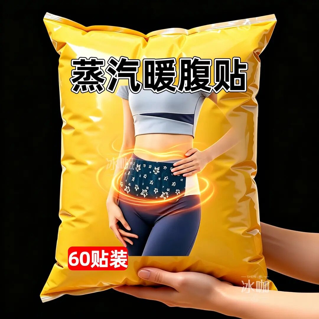 空调房刚需!腰腹怕冷女孩闭眼囤