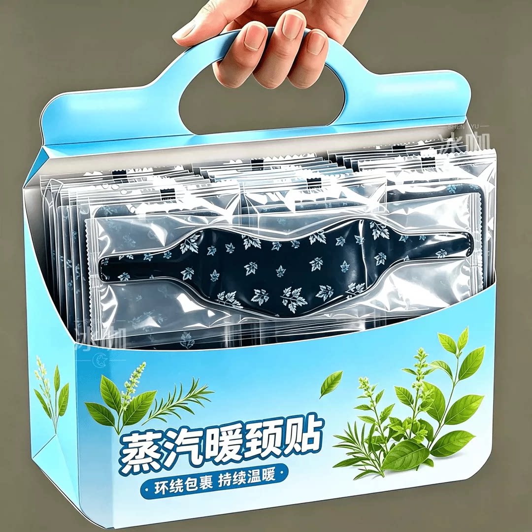 睡前热敷一会卸下一天脖颈疲惫感