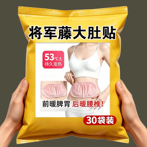 艾灸贴将军藤艾灸热敷贴蕲艾蒸汽暖身腰腹蒸汽自发热草本艾灸贴