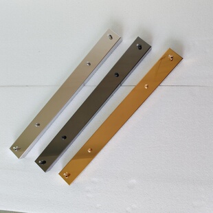 不锈钢材质底座吊灯配件铜本色顶座铬色长条座长盘定制多头吊灯盘