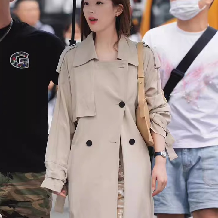 长风衣百搭显瘦外套女气质大衣