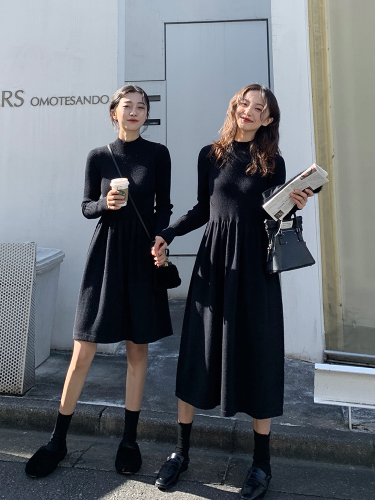 FFAN 针织连衣裙长短款