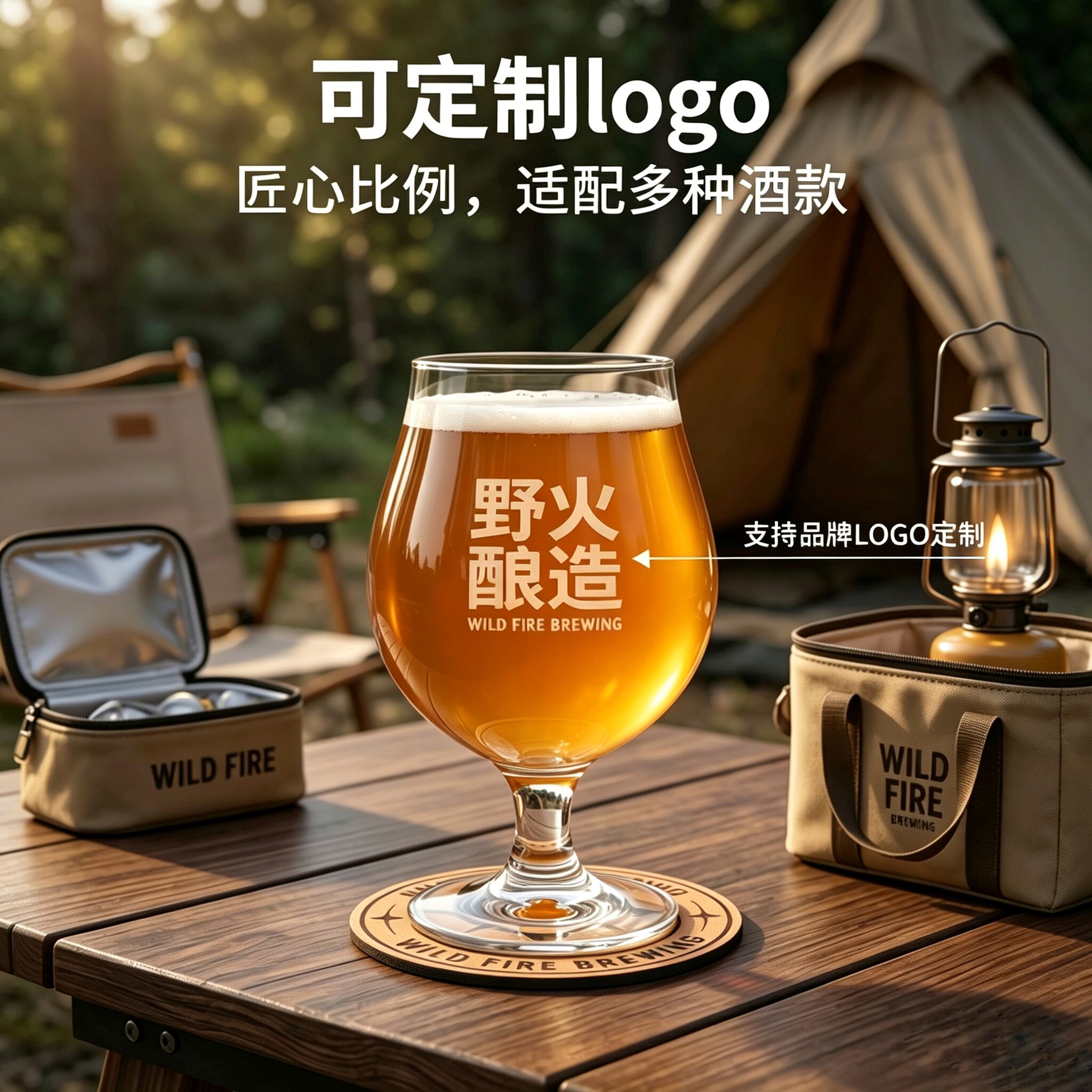 精酿啤酒杯矮脚杯试饮杯品鉴杯试酒杯闻香杯酒吧玻璃杯子酒馆商用