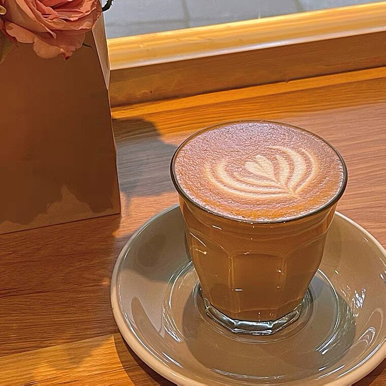 ins风法国咖啡杯透明钢化玻璃杯子耐热拿铁拉花浓缩杯Dirty澳白杯
