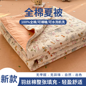 夏被空调被四件套全棉