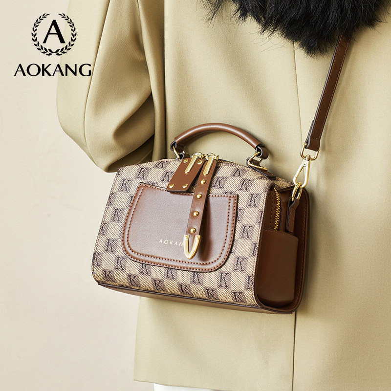 奥康包包2025新款女包高级小方包质感百搭简约单肩女士手提枕头包,箱包皮具/热销女包/男包,小方包,淘宝优惠券,粉丝福利购,淘宝优惠卷