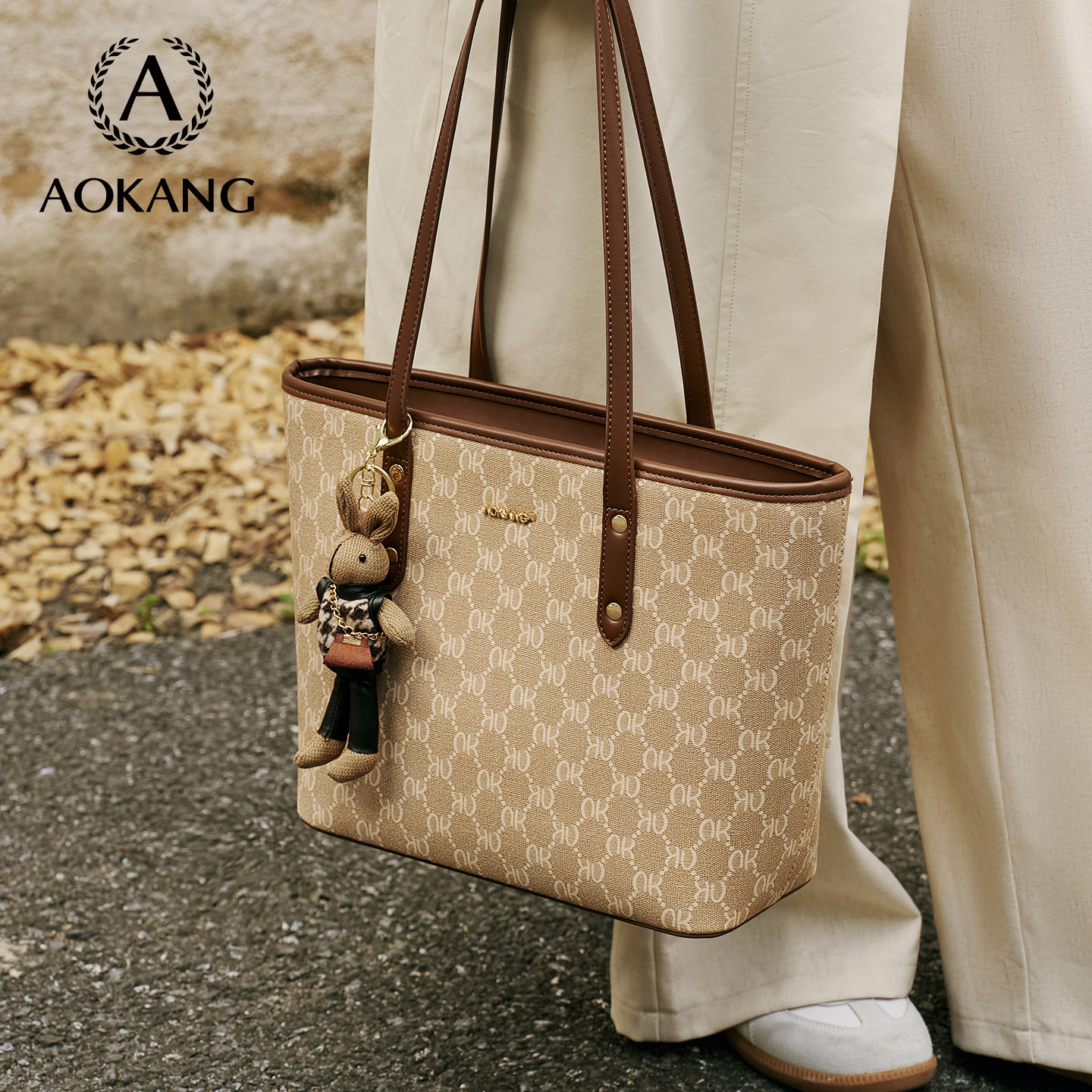 奥康托特包2025新款包包大容量单肩包上班通勤包2026大包新年礼物