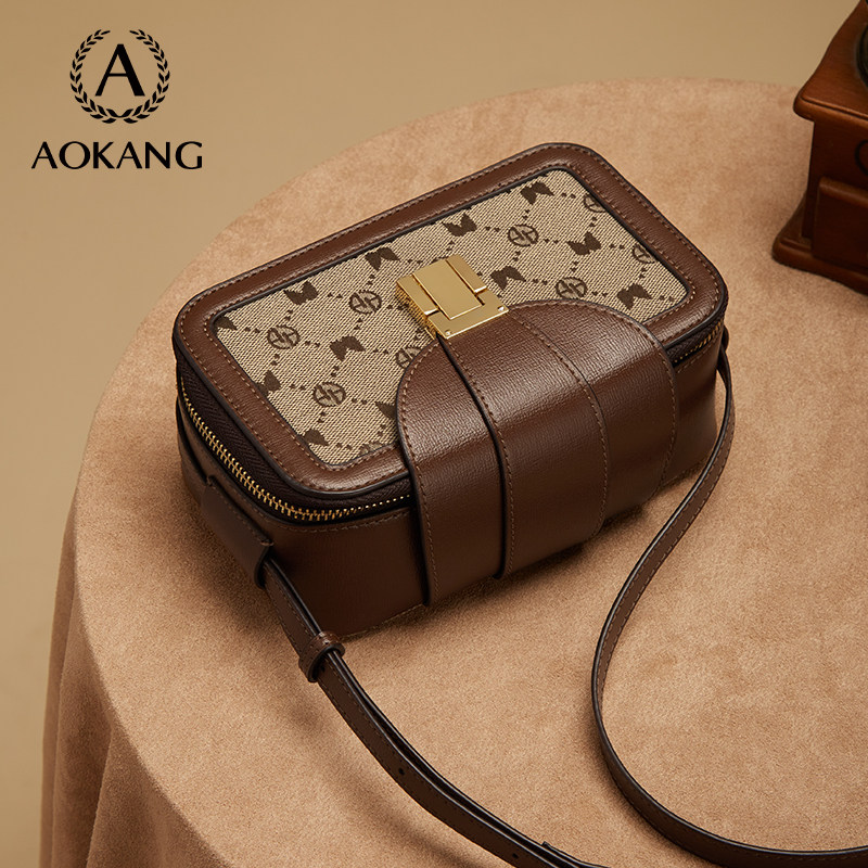 奥康相机包高级小方包时尚小包气质迷你包2025新款包包质感单肩包,箱包皮具/热销女包/男包,小方包,淘宝优惠券,粉丝福利购,淘宝优惠卷