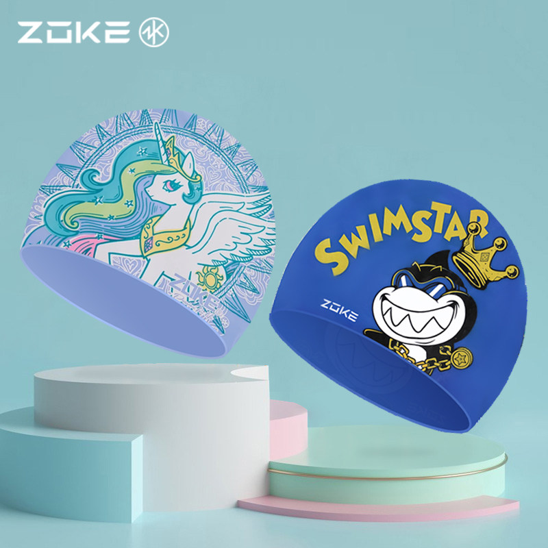 游泳帽硅胶泳帽Zoke/洲克图片