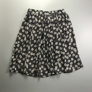 女装半身裙小雏菊雪纺中裙A字裙A型夏季 出口欧美外贸原单