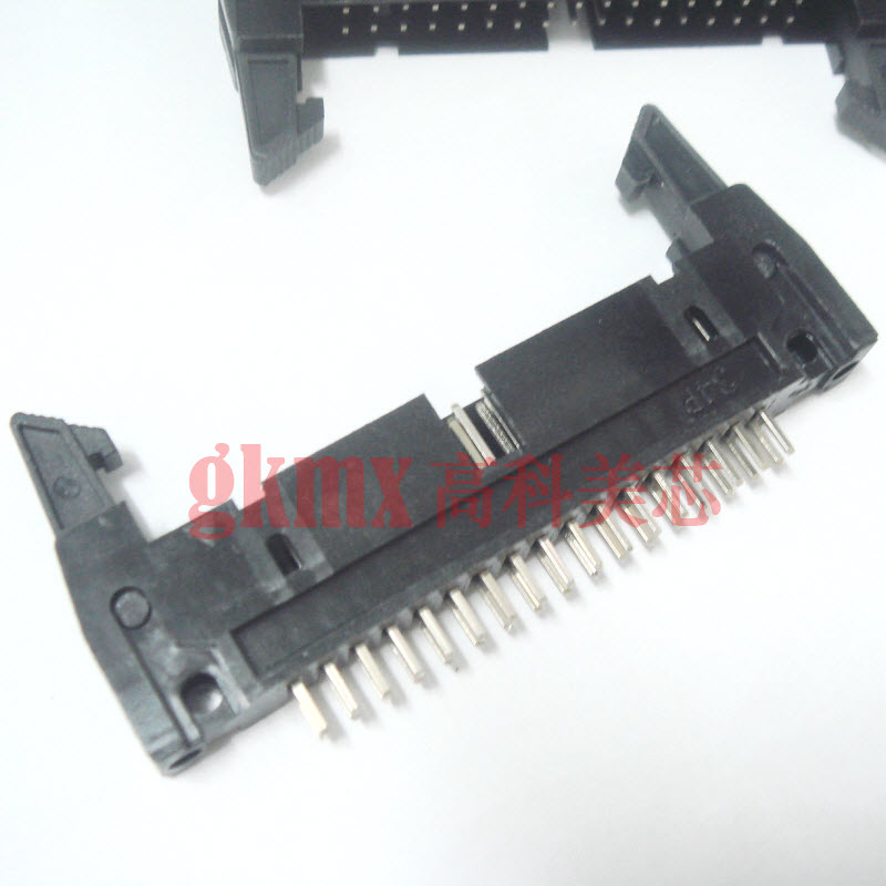 高科美芯 牛角座接插件DC2-34芯 34PIN直针 间距2.54mm 2.3元/PCS