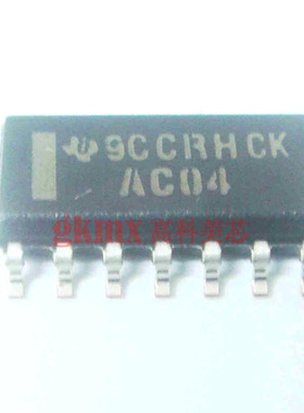 集成电路74AC04 SOP14贴片 变换器 4.5元/PCS