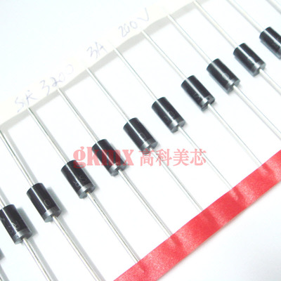 高科美芯 肖特基二极管SR3200 3A 200V整流器 直插DO-41 10个10元