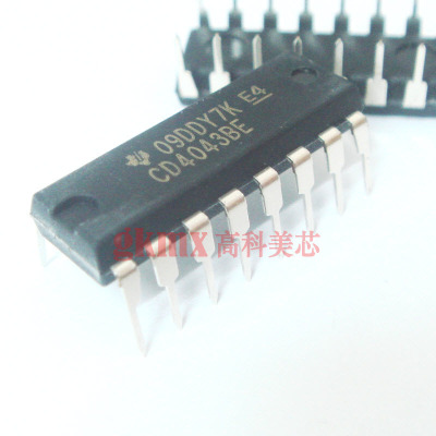 高科美芯 集成电路CD4043BE DIP16 CMOS 四与非门热卖2元/PCS
