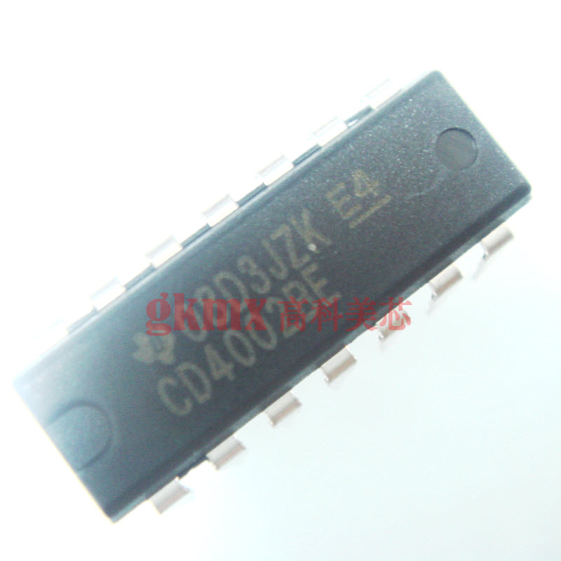 集成电路CD4002BE DIP14双4输入或非门 集成电路 热卖 2元/PCS