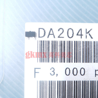 高科美芯 ROHM场效应管DA204K SOT23双开关二极管阵列 50个15元