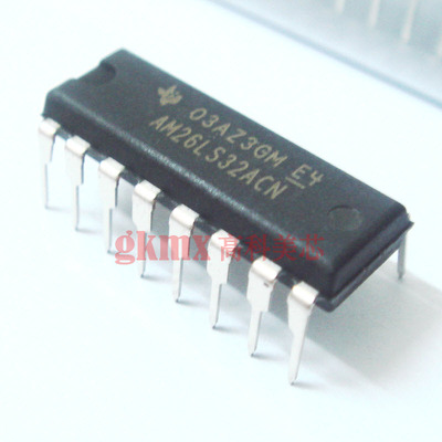 TI集成电路AM26LS32ACN  DIP16四差分线路接收器 2.5元/PCS