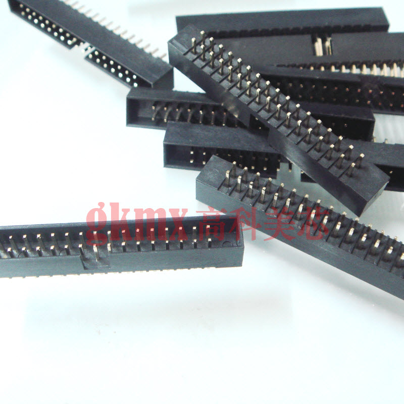 高科美芯  简易牛角插座DC3-34芯 34PIN直针 间距2.0mm 1.5元/PCS