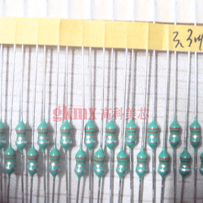色环电感色码电感TCALN0307-3R3K 3.3UH 10% 3*7 3x7mm 100个10元