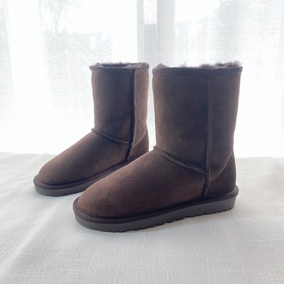 中筒皮毛一体2025年新款棉鞋冬季