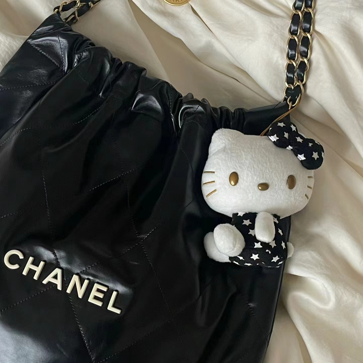 黑色星星hellokitty包包