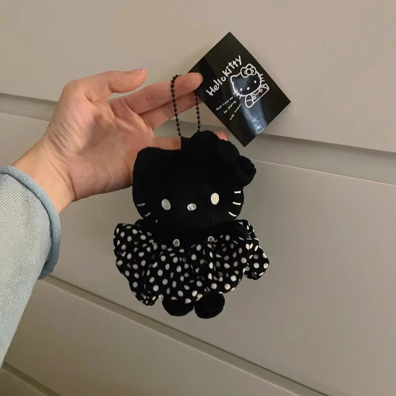 可爱黑曼波hellokitty包