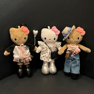 高级感精致长腿哈喽kitty包包挂件书包配饰可爱女生毛绒公仔挂饰