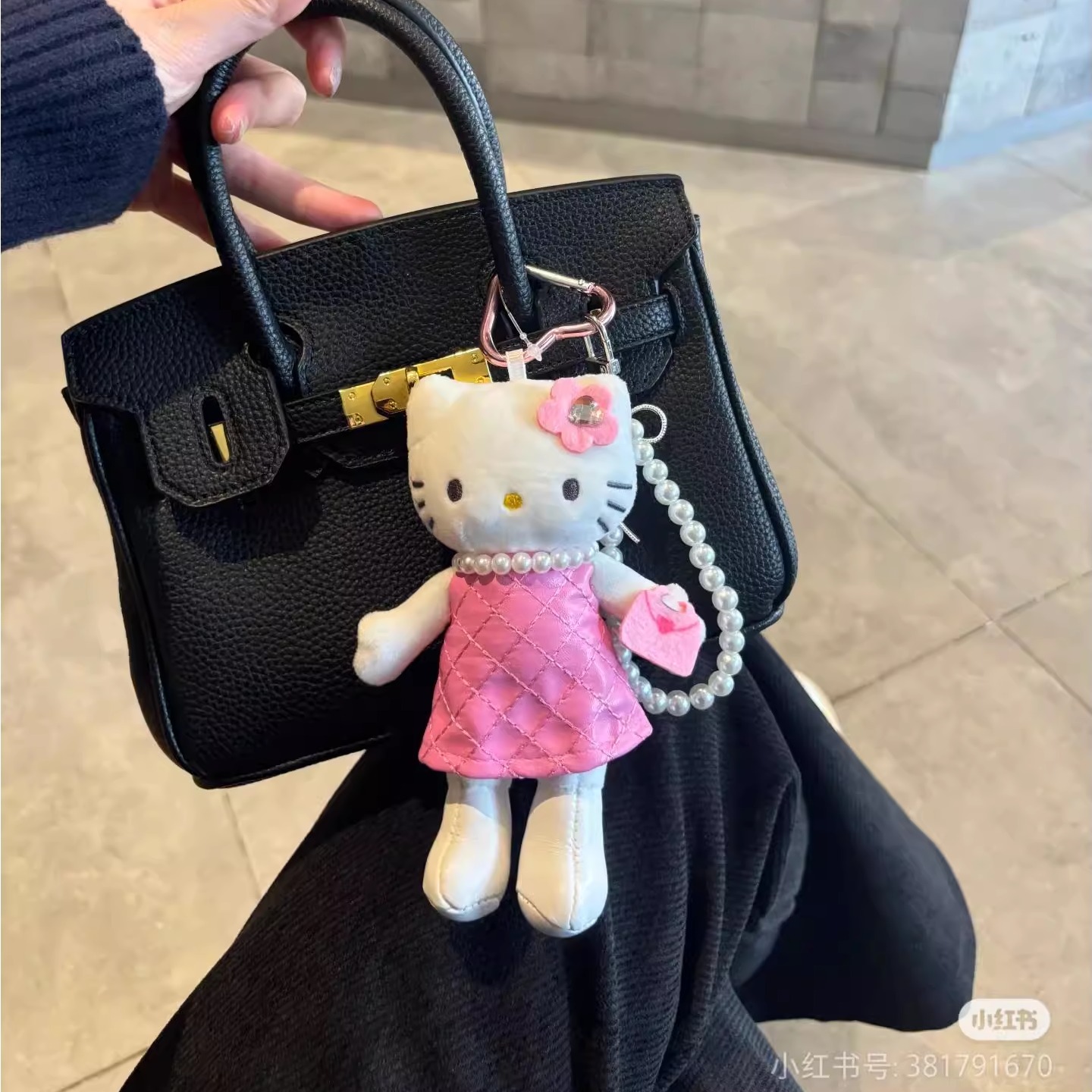 毛绒hellokitty猫包包挂