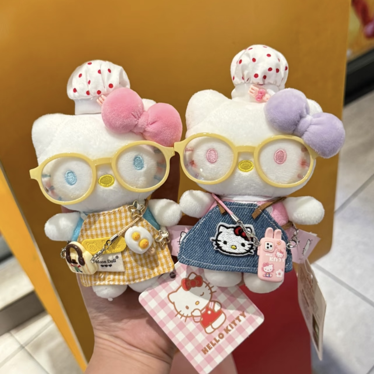 可爱Hellokitty凯蒂猫书包小挂件卡通毛绒玩偶公仔可爱钥匙扣礼物