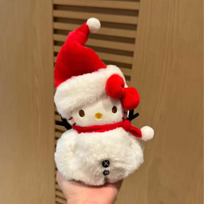圣诞节雪人哈喽kitty包包小挂件女生嗨喽凯蒂猫公仔玩偶书包挂饰
