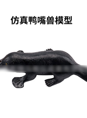 仿真鸭嘴兽模型3237造型逼真形象原始珍稀哺乳动物野生动物仿真