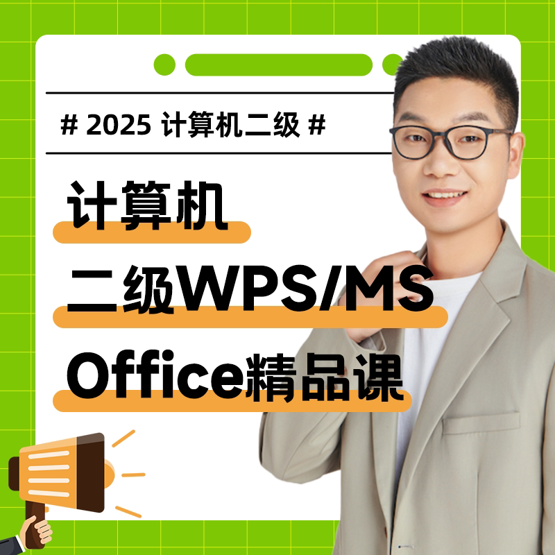环球网校2025年计算机二级MS/WPS精品班