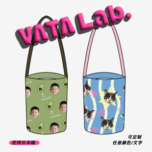 丸塔 diy宝宝头像帆布袋定制照片大容量帆布包上班手拎包明星周边