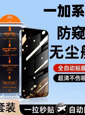 适用一加Ace5/5Pro防窥无尘仓Ace3v/2v钢化膜Ace竞速版全屏覆盖9RT防爆防摔10t护眼蓝光防指纹原装高清手机膜