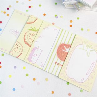 AGUGU23℃的日常M5便签纸ins风盐系彩色星星线条留言手账文创便签
