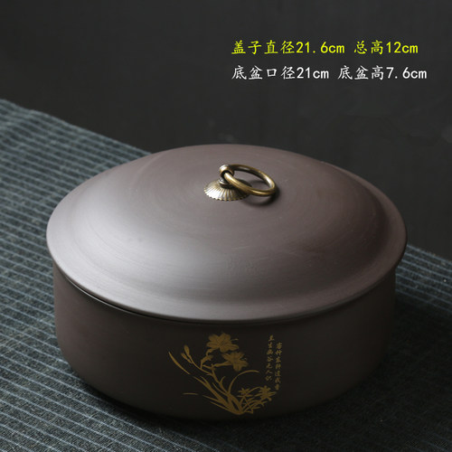 紫砂普洱茶叶罐家用客厅白茶