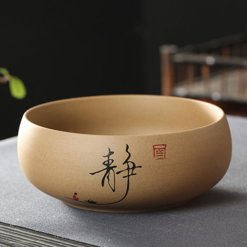 粗陶茶洗家用洗茶杯的器皿