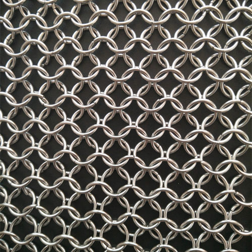 A金属装饰网 A不锈钢圆环网A金属帘A金属隔断A屏风圆环网垂帘
