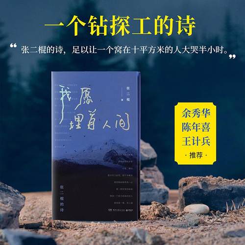 【书】我愿埋首人间 张二棍的诗 献给每一个在现实生活中摸爬滚打的人 亲选诗集 余秀华陈年喜王计兵推荐 现当代诗歌 正版书籍