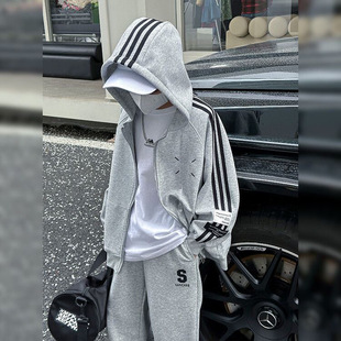 儿童运动套装男童秋装2025新款潮帅气时髦衣服男孩酷帅童装春秋款