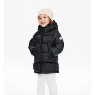 儿童羽绒服男女童宝宝中长款加厚保暖2025冬季新款三防90白鹅绒服