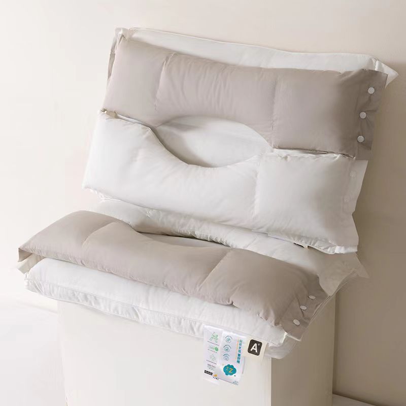 三合一枕芯护颈牵引枕头宿舍通用