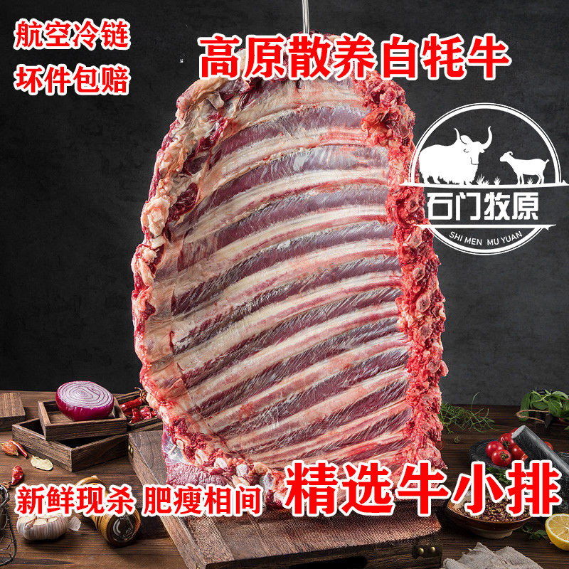 【精品白牦牛排骨】天祝白牦牛排骨新鲜牦肉高蛋低脂生鲜火锅冷链